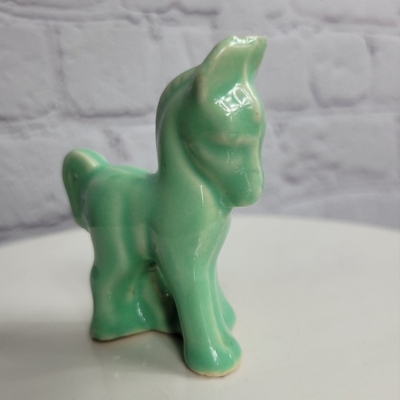 1930s McCoy Pottery Figure Horse Miniature Planter Creature HTF - Picture 3 of 12